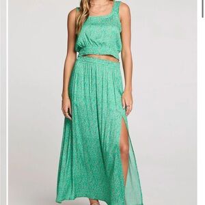 Saltwater Luxe IDA MIDI SKIRT and HARRIET top
